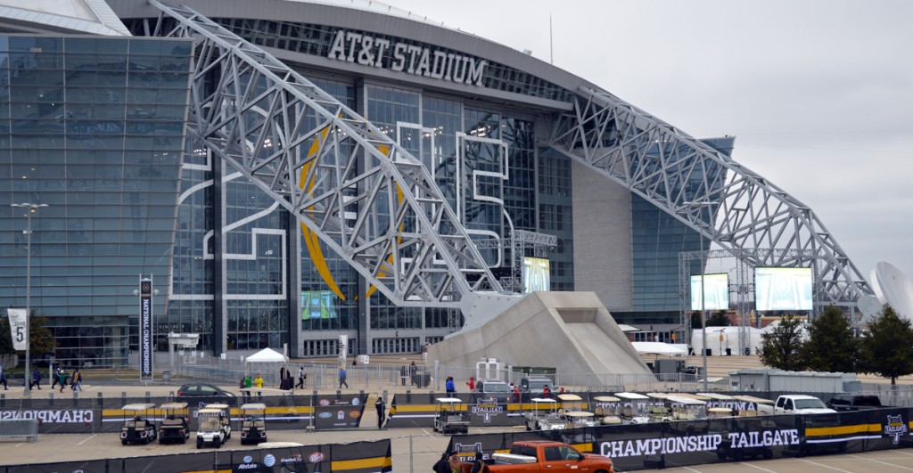 Image of AT&T Stadium for College Football National Championship